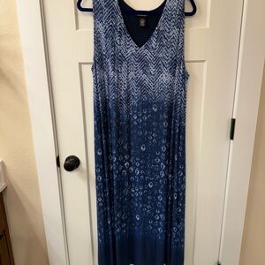 Catherines Navy Blue Knit Top